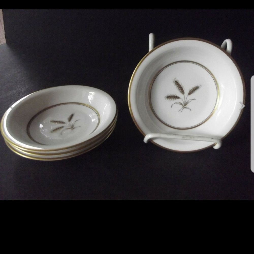 Rosenthal Bountiful Dessert/Fruit Bowls Wheat 6QTY